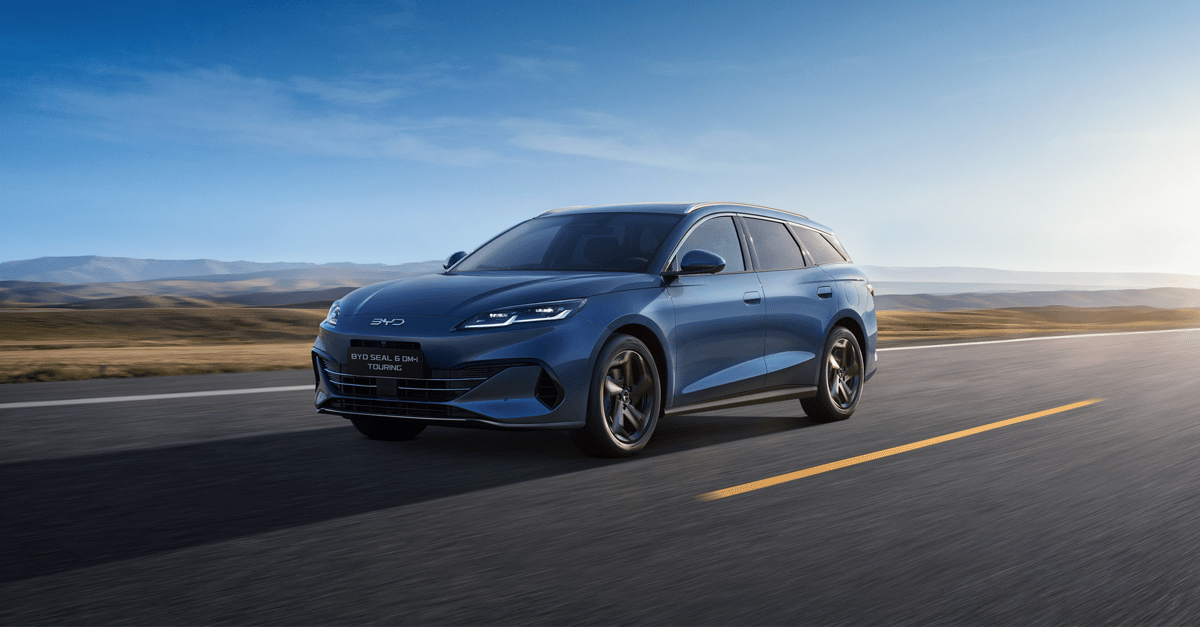 Profitez de la BYD Seal 6 Touring à partir de 33 990€* ou de 379€ TTC/mois* !