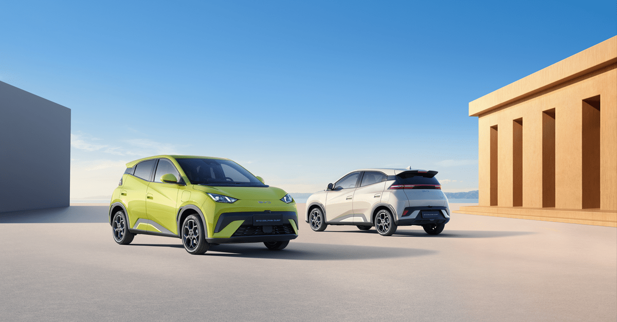 Profitez de la BYD Dolphin Surf à partir de 20 990€ ou de 199€ TTC/mois* !