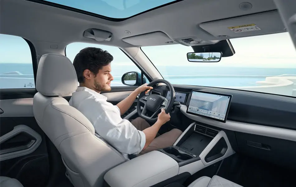 Habitacle avant du BYD Atto 2 DM-i