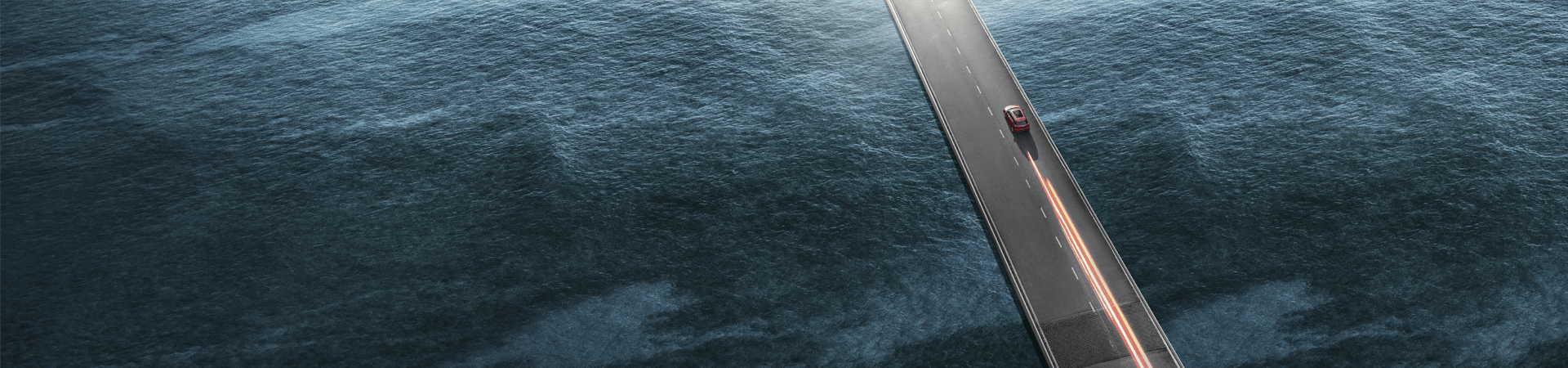 image illustration byd sur route au dessus de la mer