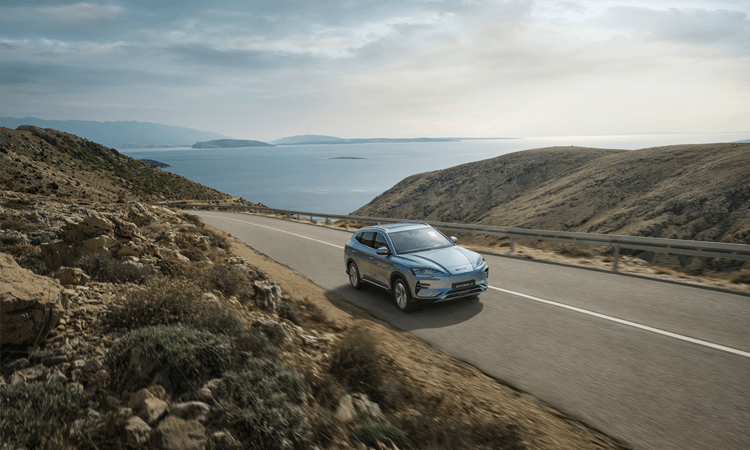 Seal U DM-I sur une route de bord de mer