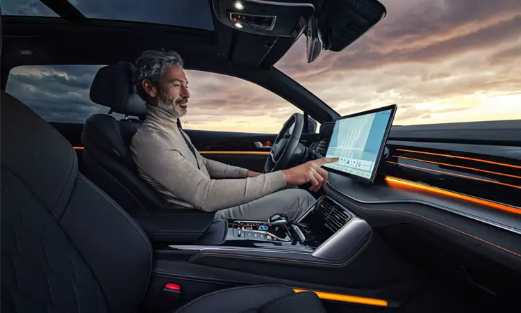 Homme à bord de son Tang