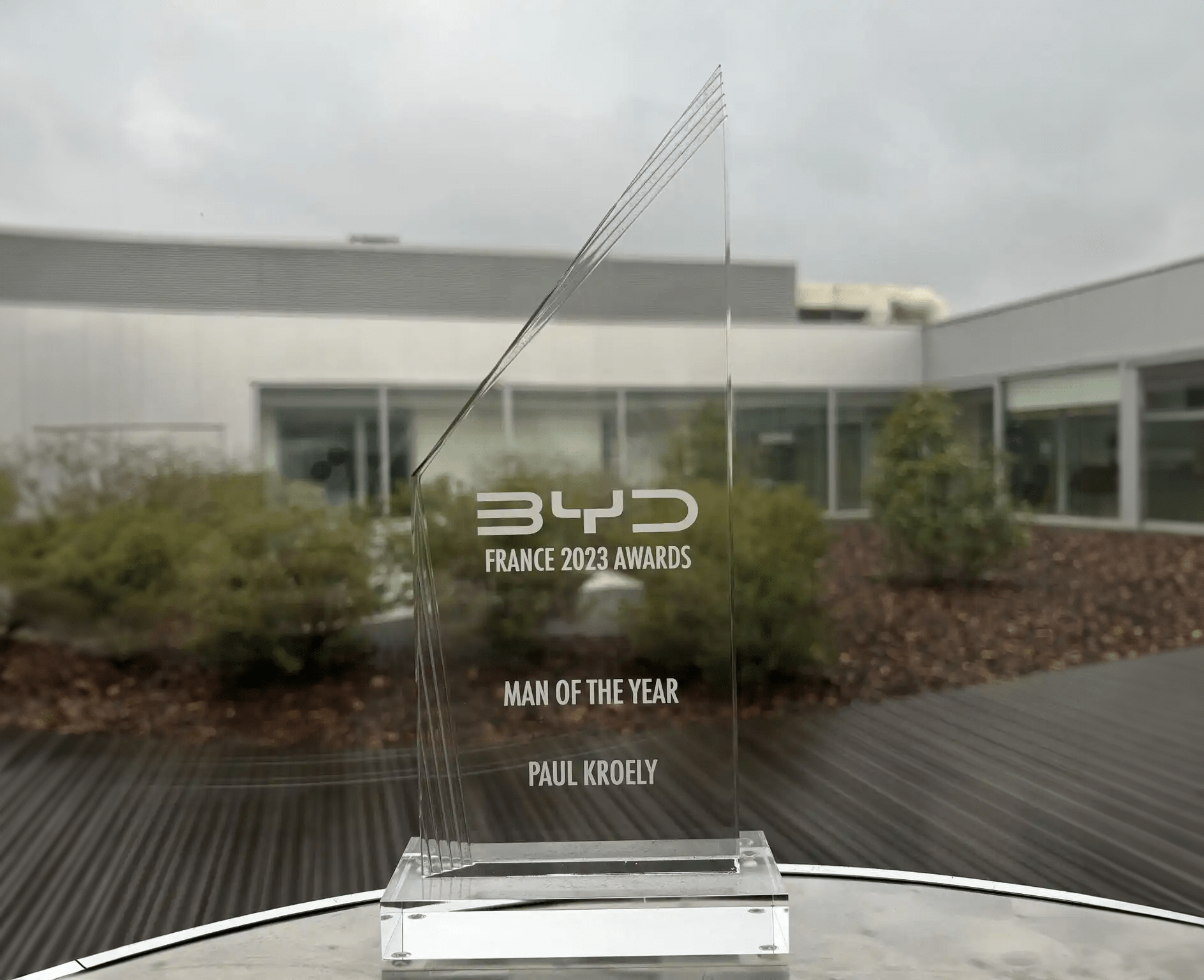 Trophée Man of the Year remporté par le Groupe Kroely